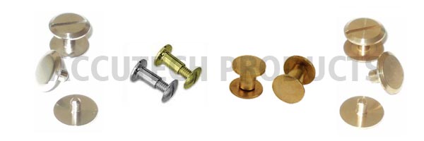 Manufacturers Exporters and Wholesale Suppliers of Brass Fastener Screw Book Binding Screw Jamnagar Gujarat